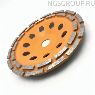 Чашка алмазная зачистная, 180 мм, двухрядная Вихрь