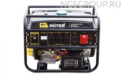 Портативный бензогенератор HUTER DY8000LX-3